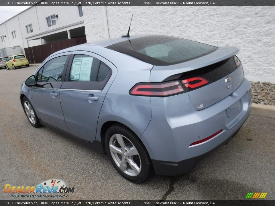 2013 Chevrolet Volt Blue Topaz Metallic / Jet Black/Ceramic White Accents Photo #9