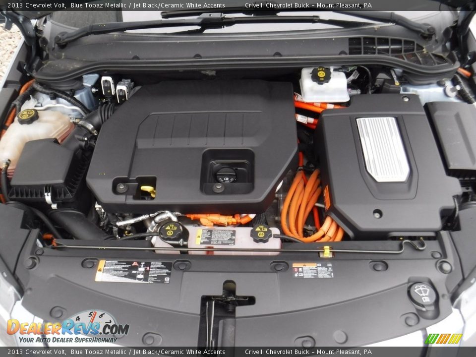 2013 Chevrolet Volt Blue Topaz Metallic / Jet Black/Ceramic White Accents Photo #10