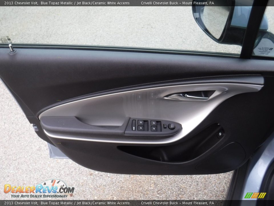 2013 Chevrolet Volt Blue Topaz Metallic / Jet Black/Ceramic White Accents Photo #11