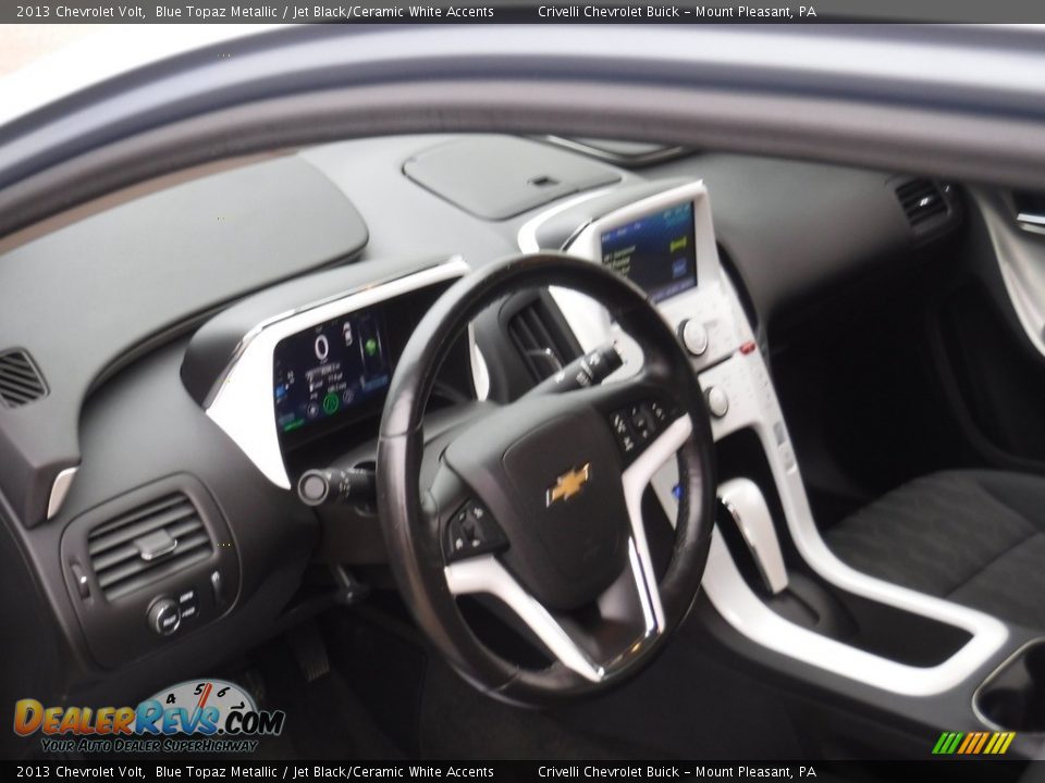 2013 Chevrolet Volt Blue Topaz Metallic / Jet Black/Ceramic White Accents Photo #12