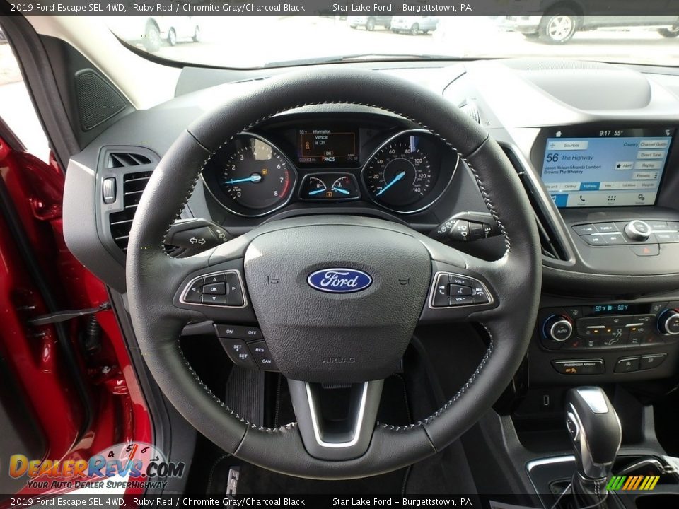 2019 Ford Escape SEL 4WD Ruby Red / Chromite Gray/Charcoal Black Photo #17