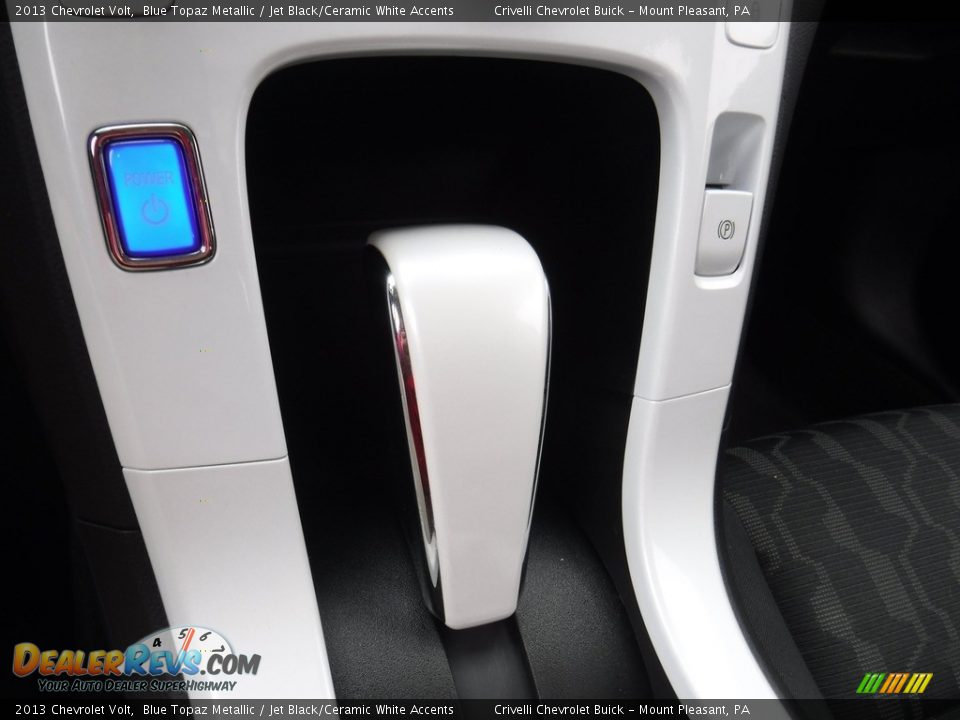 2013 Chevrolet Volt Blue Topaz Metallic / Jet Black/Ceramic White Accents Photo #16