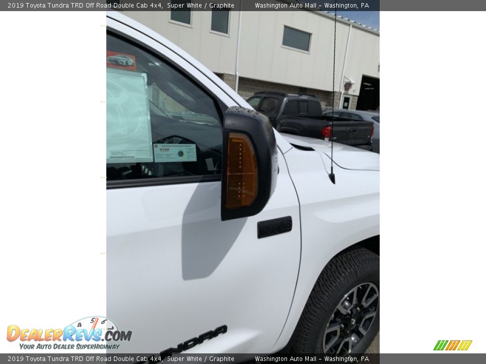 2019 Toyota Tundra TRD Off Road Double Cab 4x4 Super White / Graphite Photo #33