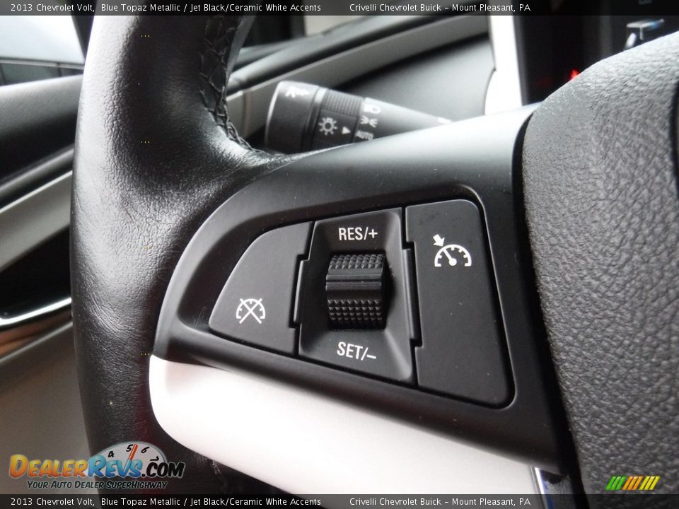 2013 Chevrolet Volt Blue Topaz Metallic / Jet Black/Ceramic White Accents Photo #21