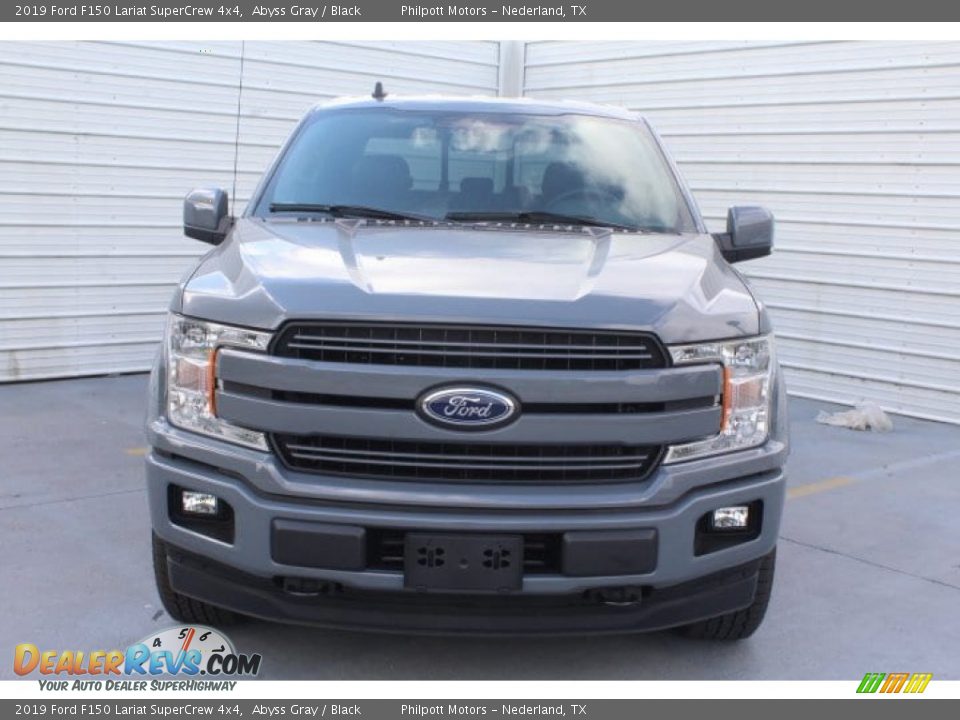 2019 Ford F150 Lariat SuperCrew 4x4 Abyss Gray / Black Photo #3