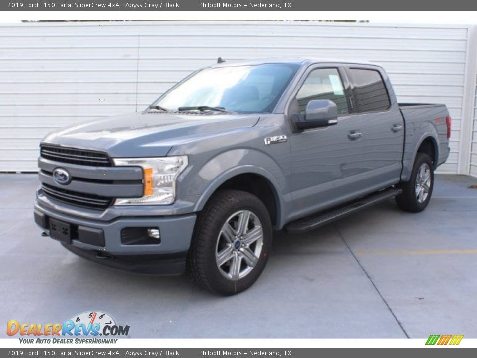 2019 Ford F150 Lariat SuperCrew 4x4 Abyss Gray / Black Photo #4