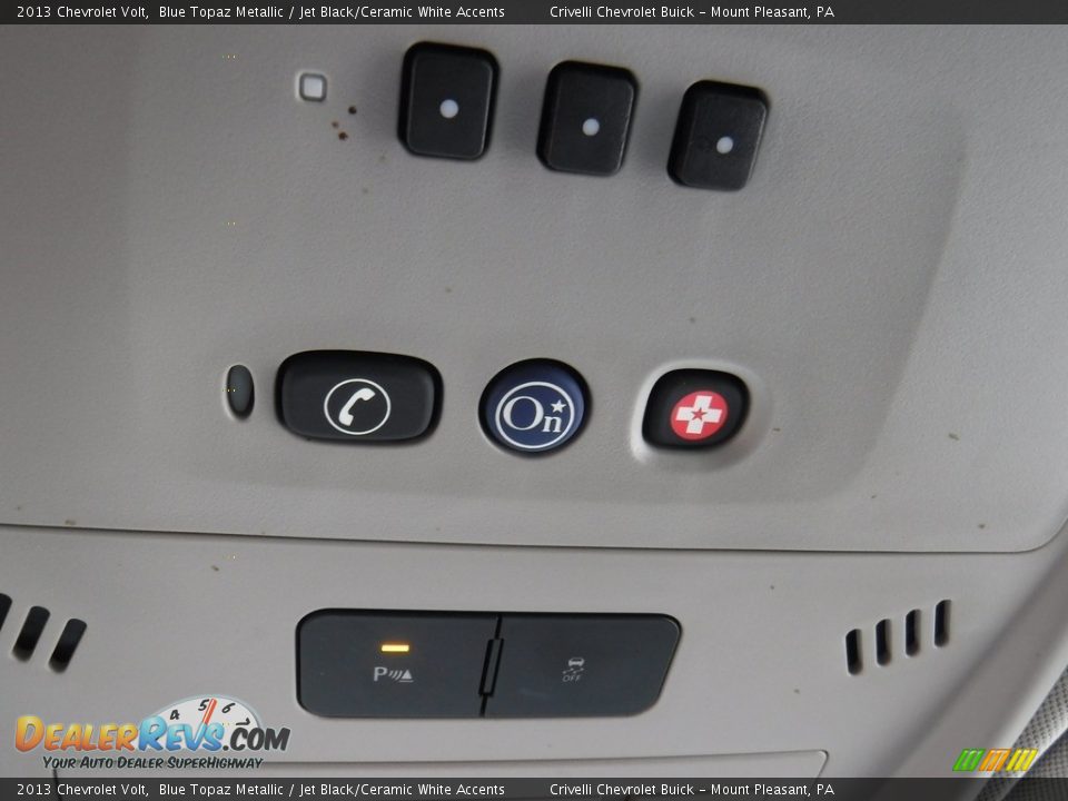 2013 Chevrolet Volt Blue Topaz Metallic / Jet Black/Ceramic White Accents Photo #23