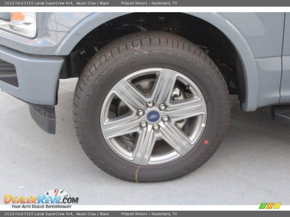2019 Ford F150 Lariat SuperCrew 4x4 Abyss Gray / Black Photo #5