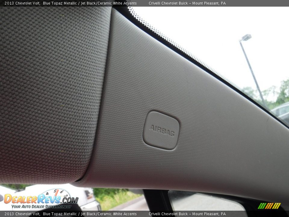 2013 Chevrolet Volt Blue Topaz Metallic / Jet Black/Ceramic White Accents Photo #24