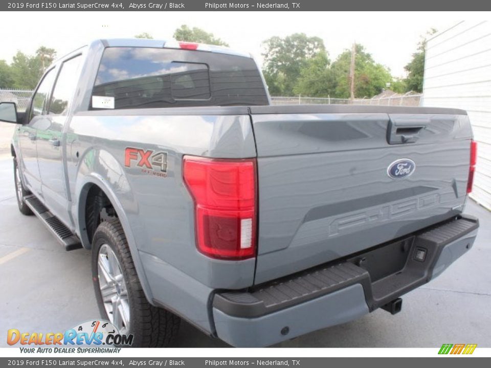 2019 Ford F150 Lariat SuperCrew 4x4 Abyss Gray / Black Photo #6