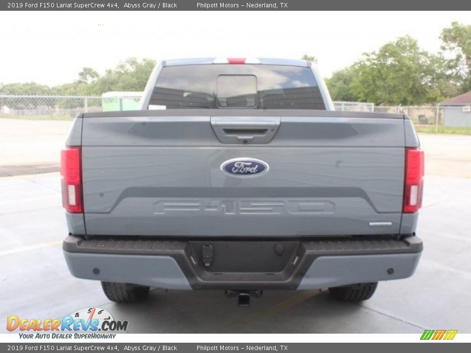 2019 Ford F150 Lariat SuperCrew 4x4 Abyss Gray / Black Photo #7