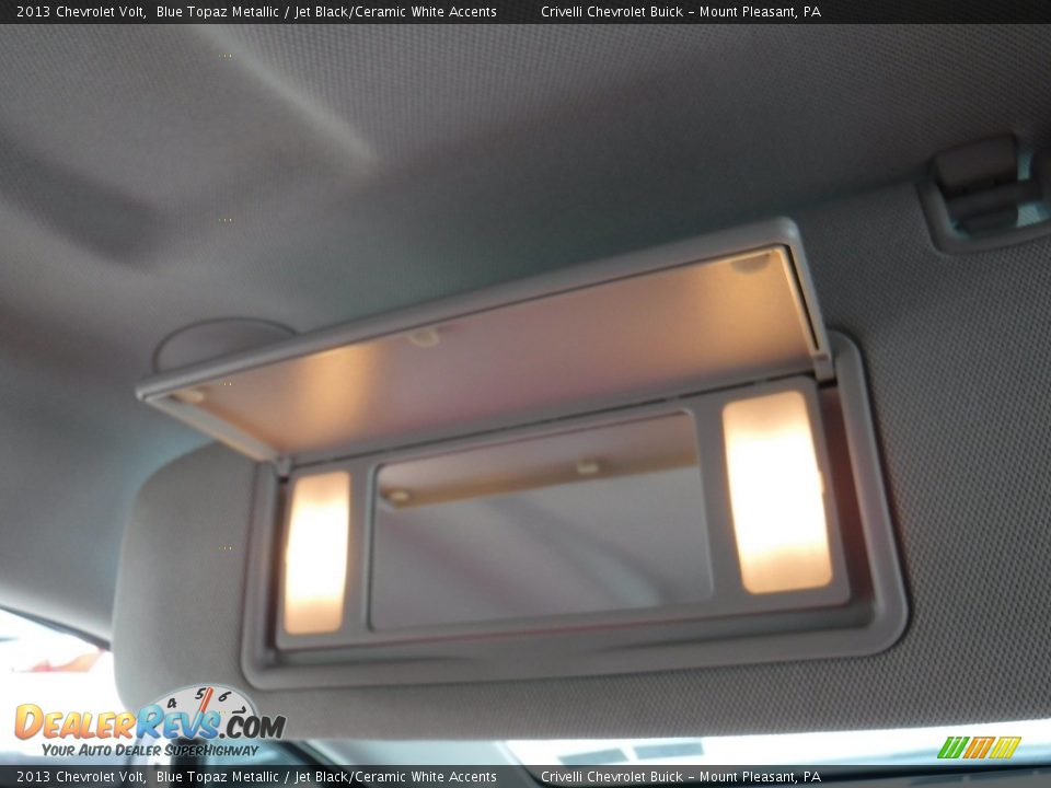 2013 Chevrolet Volt Blue Topaz Metallic / Jet Black/Ceramic White Accents Photo #25