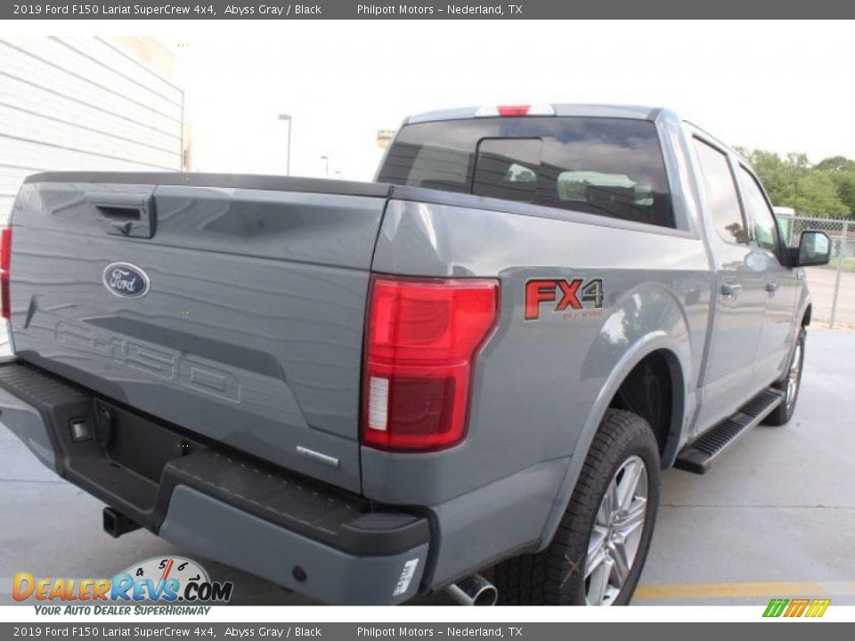 2019 Ford F150 Lariat SuperCrew 4x4 Abyss Gray / Black Photo #8