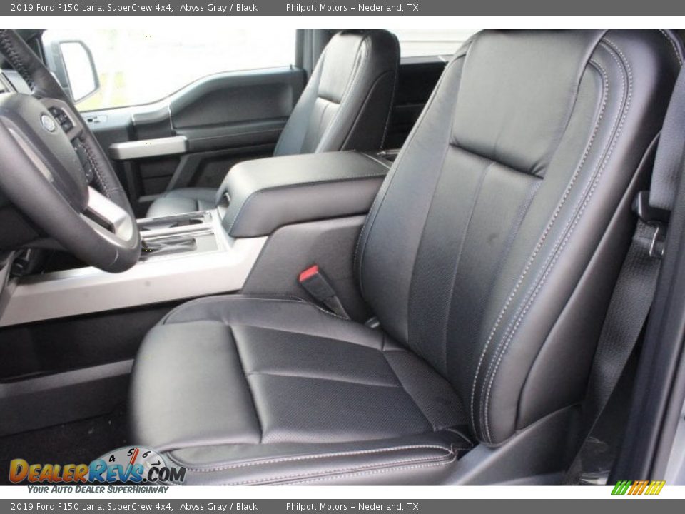 2019 Ford F150 Lariat SuperCrew 4x4 Abyss Gray / Black Photo #10