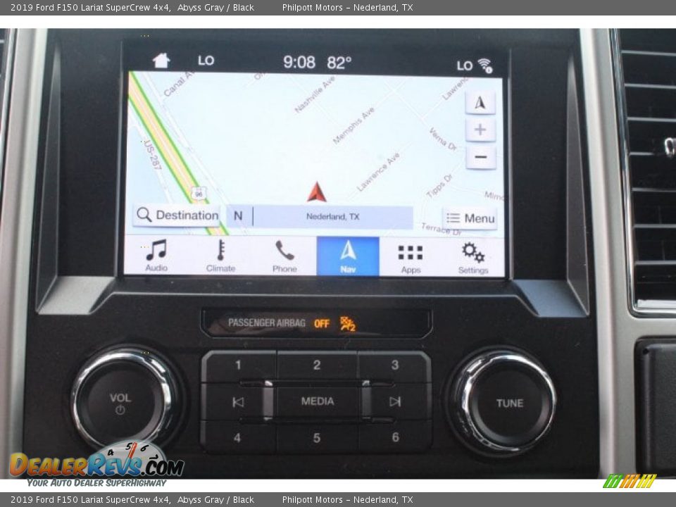 2019 Ford F150 Lariat SuperCrew 4x4 Abyss Gray / Black Photo #12