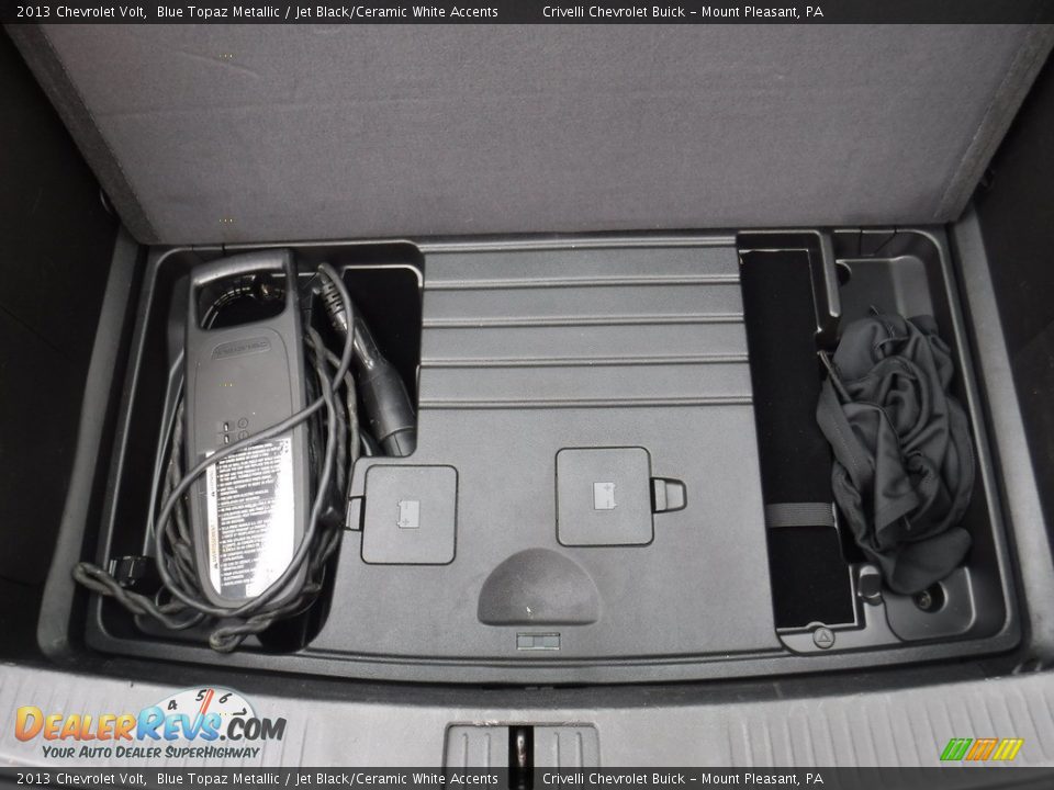 2013 Chevrolet Volt Blue Topaz Metallic / Jet Black/Ceramic White Accents Photo #29