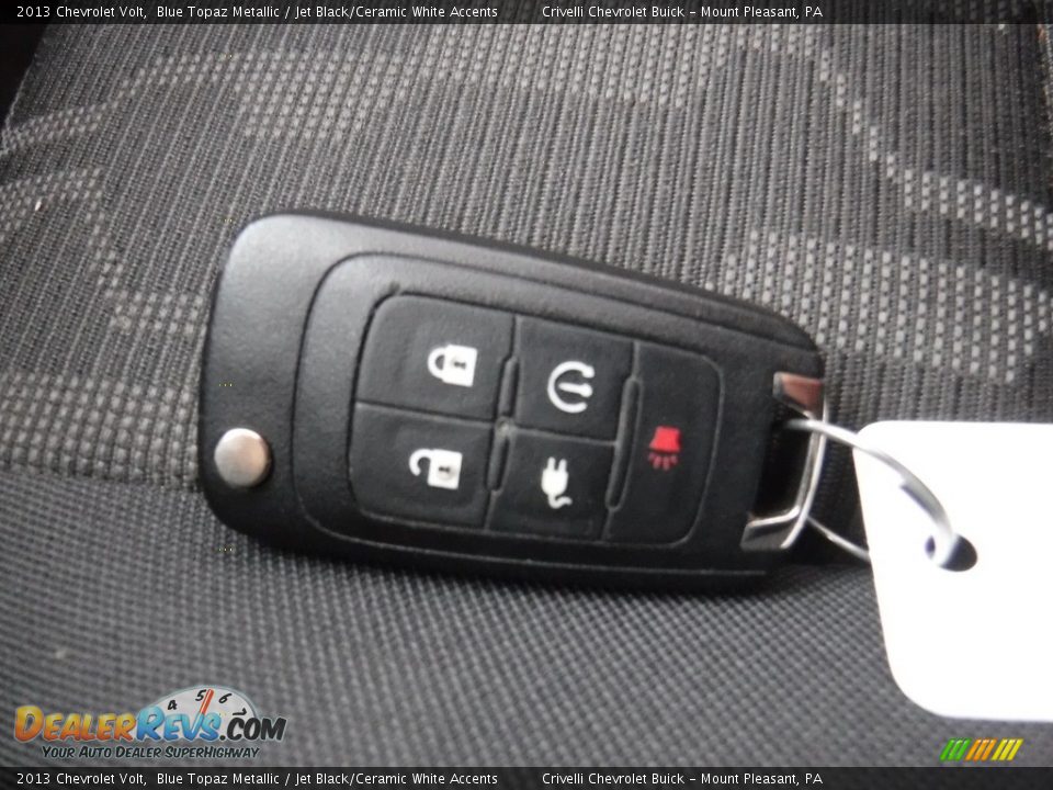 2013 Chevrolet Volt Blue Topaz Metallic / Jet Black/Ceramic White Accents Photo #32