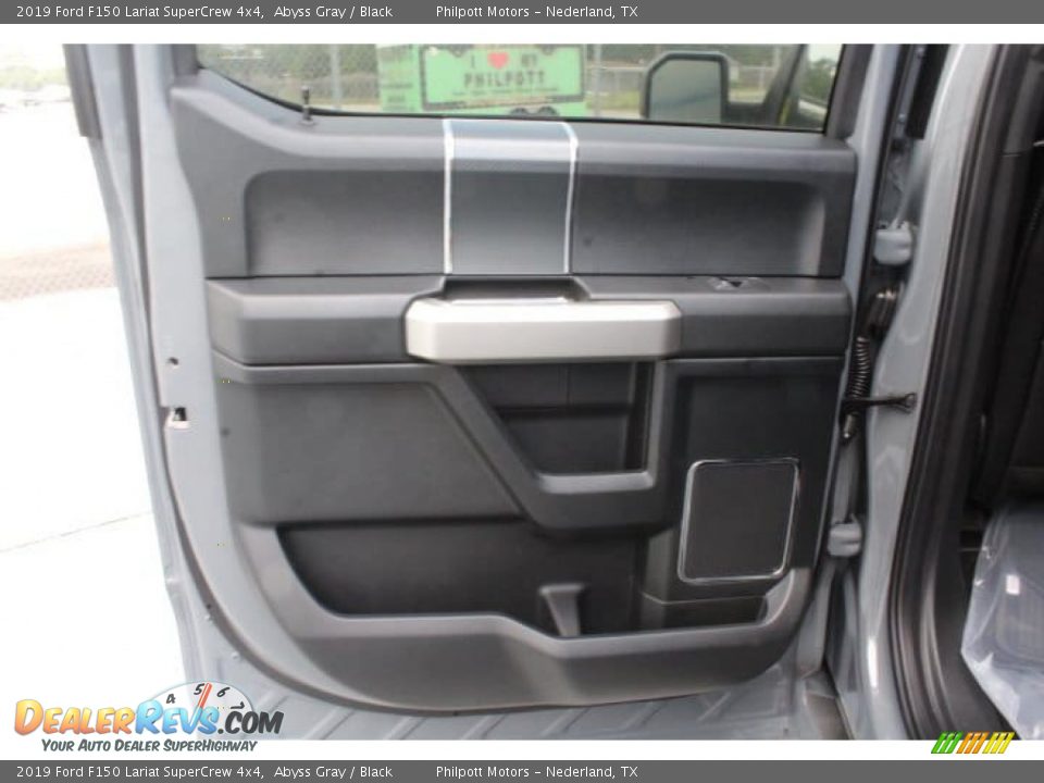 2019 Ford F150 Lariat SuperCrew 4x4 Abyss Gray / Black Photo #18