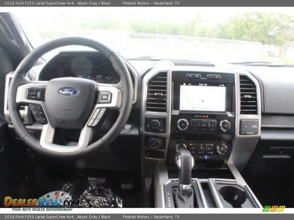 2019 Ford F150 Lariat SuperCrew 4x4 Abyss Gray / Black Photo #20