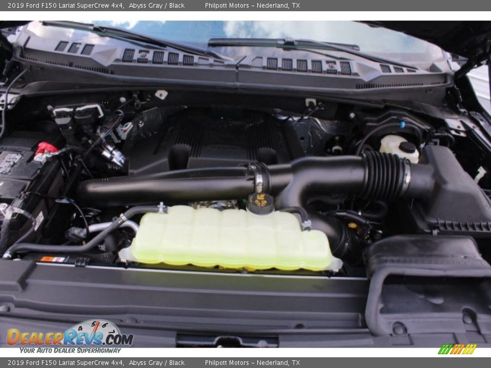 2019 Ford F150 Lariat SuperCrew 4x4 Abyss Gray / Black Photo #23