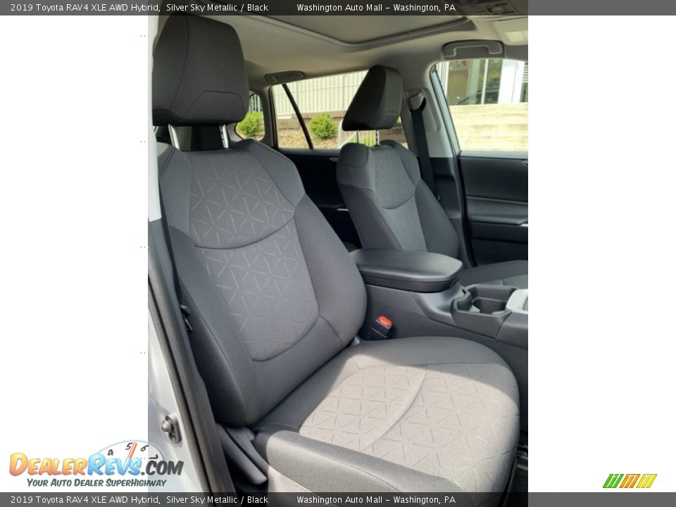2019 Toyota RAV4 XLE AWD Hybrid Silver Sky Metallic / Black Photo #30