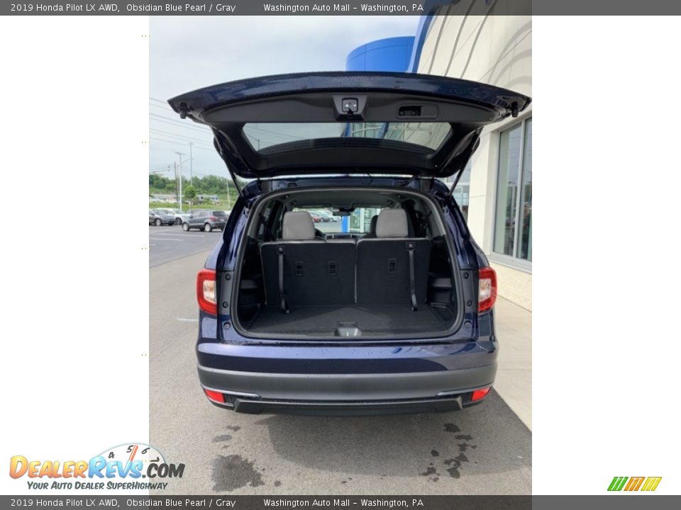 2019 Honda Pilot LX AWD Obsidian Blue Pearl / Gray Photo #21