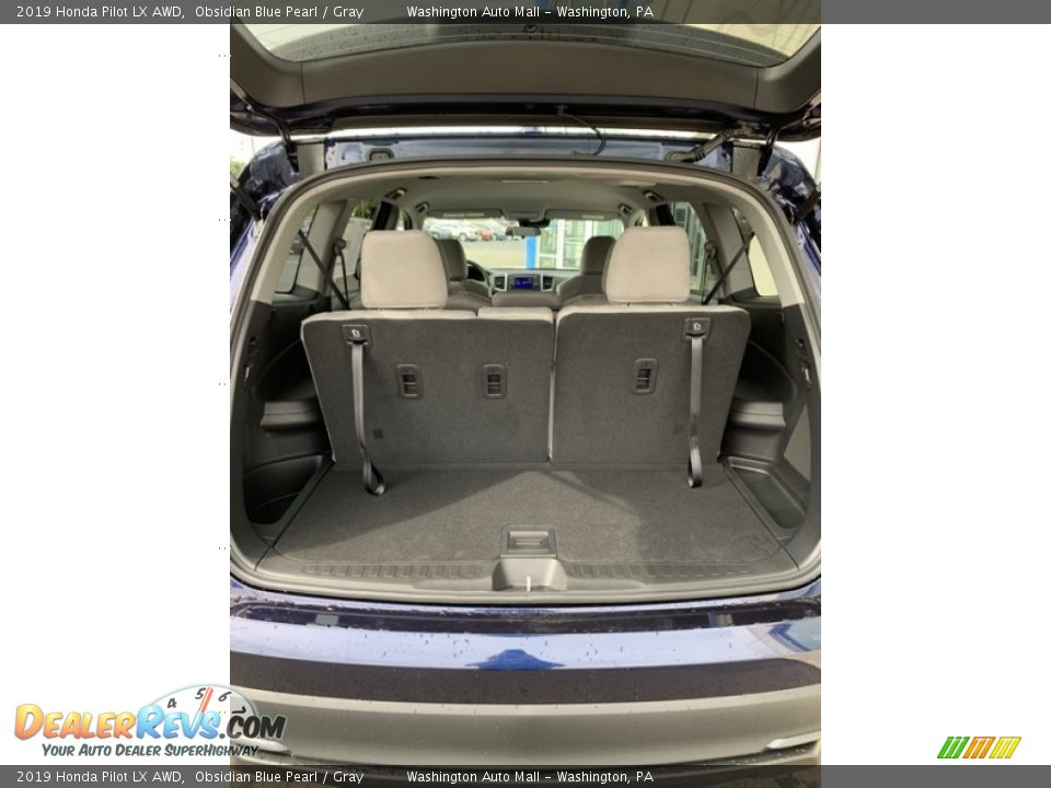2019 Honda Pilot LX AWD Obsidian Blue Pearl / Gray Photo #22