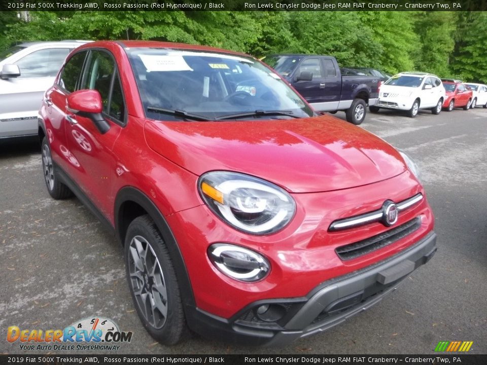 Front 3/4 View of 2019 Fiat 500X Trekking AWD Photo #6