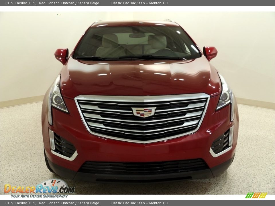2019 Cadillac XT5 Red Horizon Tintcoat / Sahara Beige Photo #2