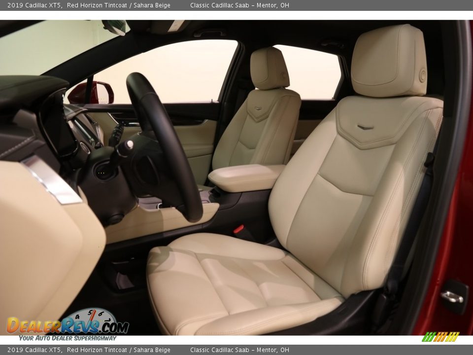 2019 Cadillac XT5 Red Horizon Tintcoat / Sahara Beige Photo #5
