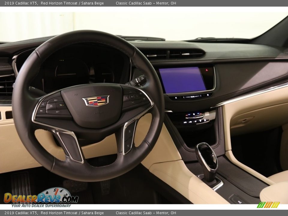 2019 Cadillac XT5 Red Horizon Tintcoat / Sahara Beige Photo #6