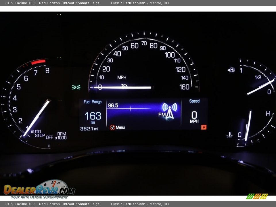 2019 Cadillac XT5 Red Horizon Tintcoat / Sahara Beige Photo #9