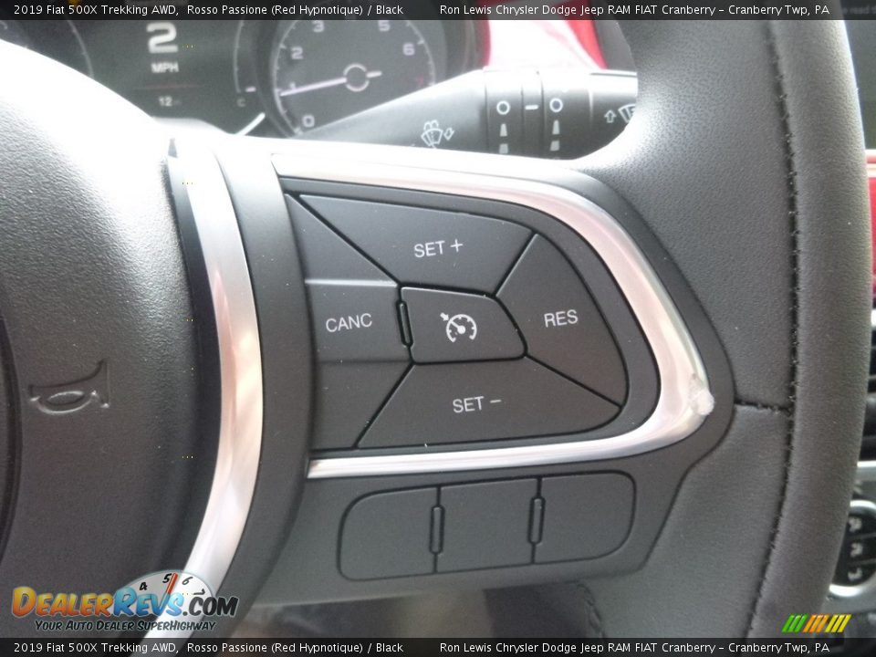 2019 Fiat 500X Trekking AWD Steering Wheel Photo #17