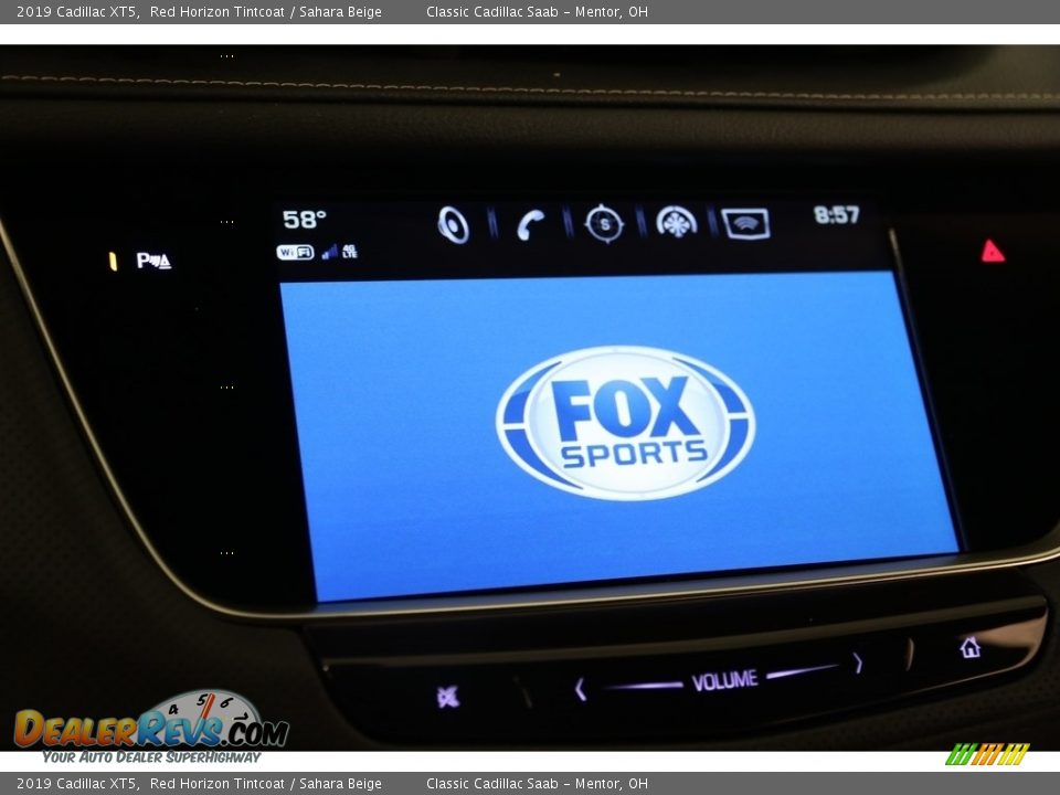 2019 Cadillac XT5 Red Horizon Tintcoat / Sahara Beige Photo #12