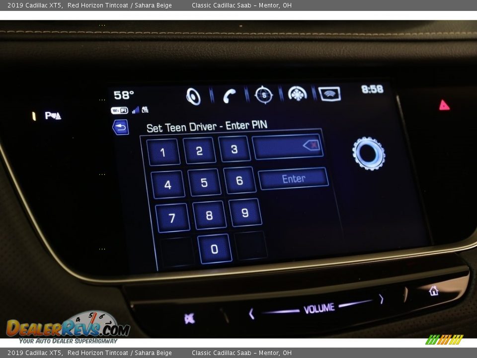 2019 Cadillac XT5 Red Horizon Tintcoat / Sahara Beige Photo #18