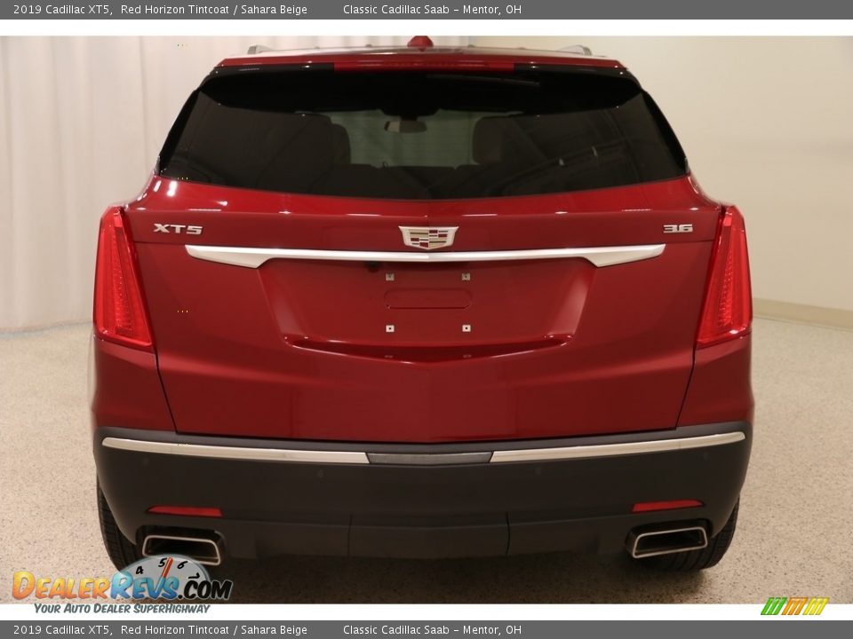 2019 Cadillac XT5 Red Horizon Tintcoat / Sahara Beige Photo #26