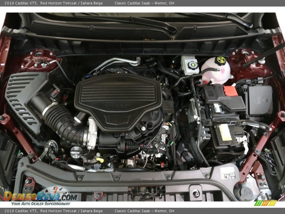 2019 Cadillac XT5 Red Horizon Tintcoat / Sahara Beige Photo #27