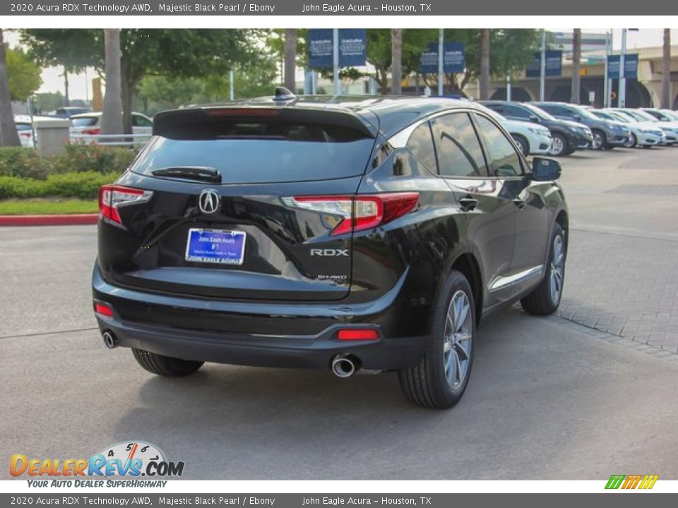 2020 Acura RDX Technology AWD Majestic Black Pearl / Ebony Photo #7