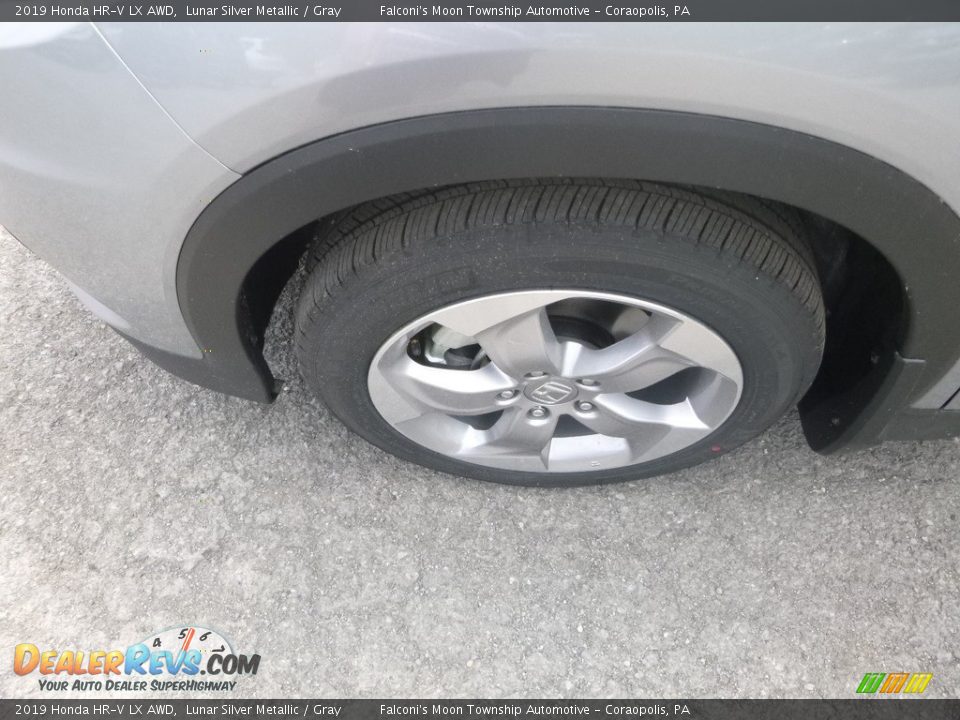 2019 Honda HR-V LX AWD Lunar Silver Metallic / Gray Photo #8