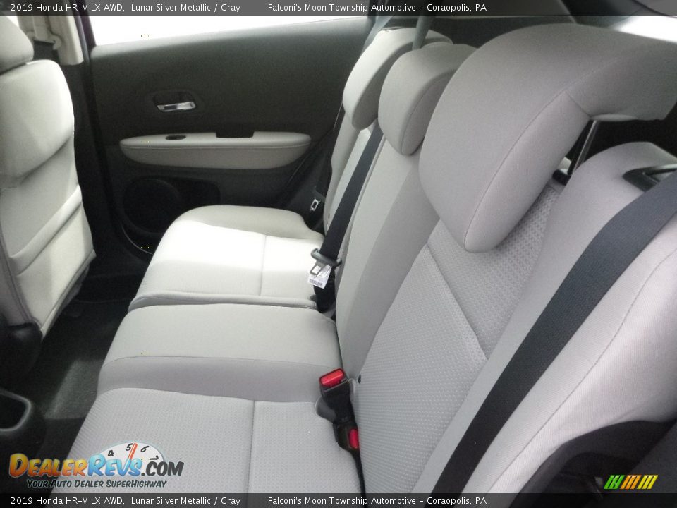 2019 Honda HR-V LX AWD Lunar Silver Metallic / Gray Photo #10