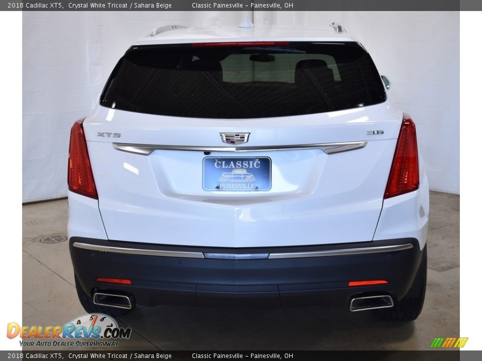 2018 Cadillac XT5 Crystal White Tricoat / Sahara Beige Photo #3