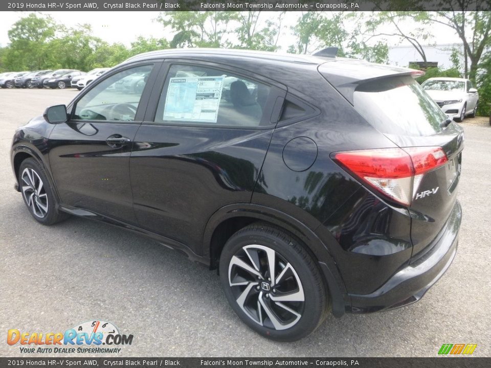 2019 Honda HR-V Sport AWD Crystal Black Pearl / Black Photo #3