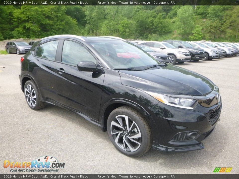 2019 Honda HR-V Sport AWD Crystal Black Pearl / Black Photo #6