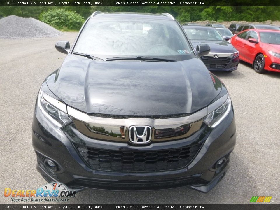 2019 Honda HR-V Sport AWD Crystal Black Pearl / Black Photo #7