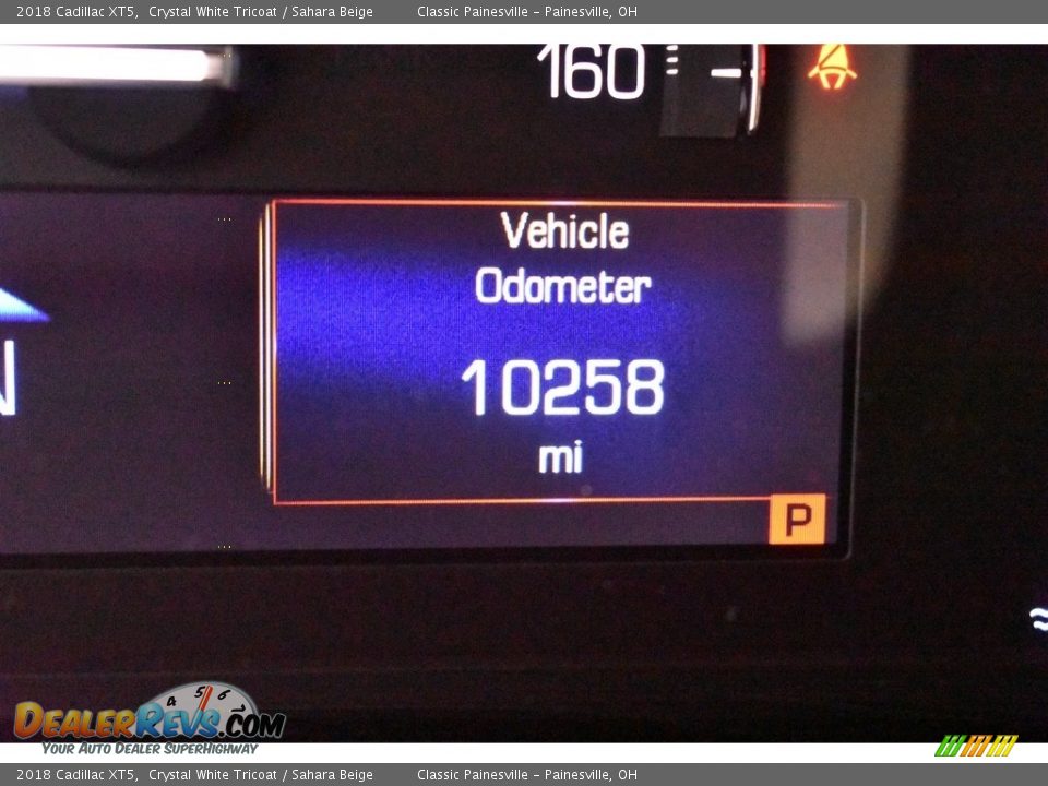 2018 Cadillac XT5 Crystal White Tricoat / Sahara Beige Photo #14