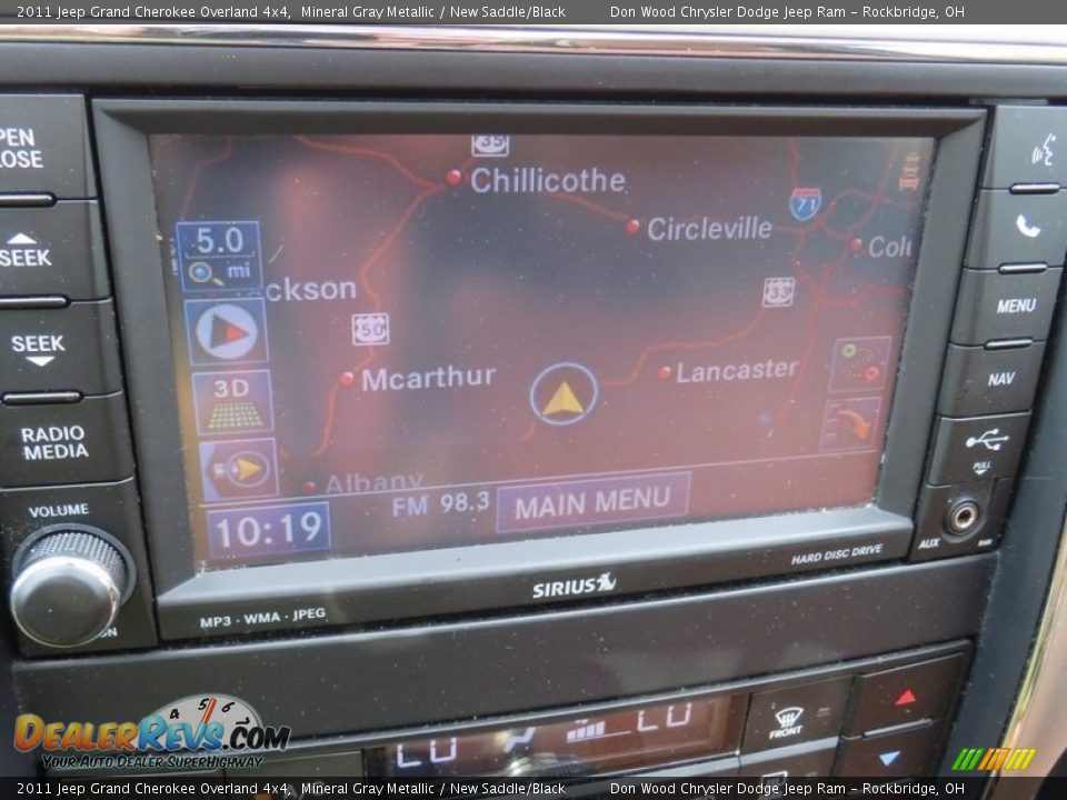 2011 Jeep Grand Cherokee Overland 4x4 Mineral Gray Metallic / New Saddle/Black Photo #4