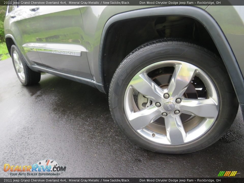2011 Jeep Grand Cherokee Overland 4x4 Mineral Gray Metallic / New Saddle/Black Photo #6