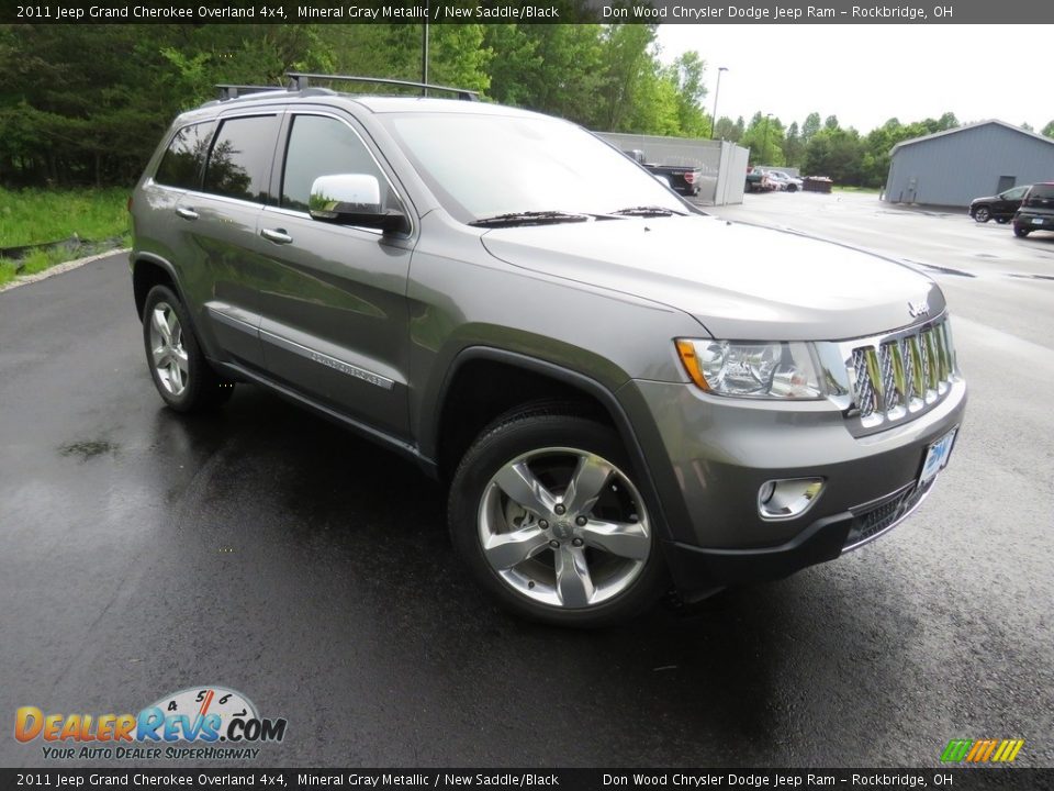 2011 Jeep Grand Cherokee Overland 4x4 Mineral Gray Metallic / New Saddle/Black Photo #7