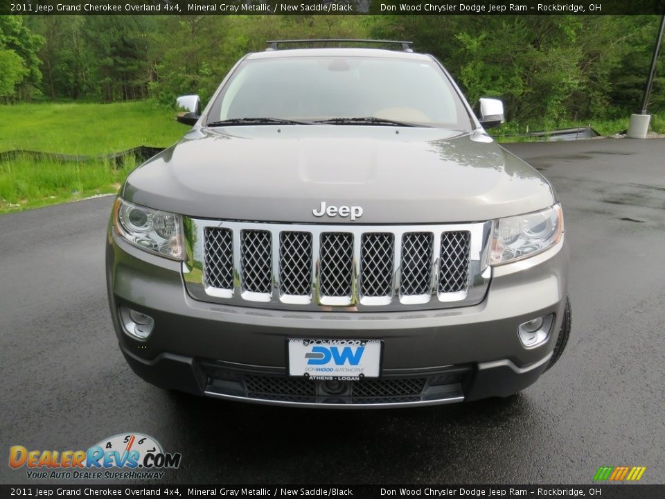 2011 Jeep Grand Cherokee Overland 4x4 Mineral Gray Metallic / New Saddle/Black Photo #8