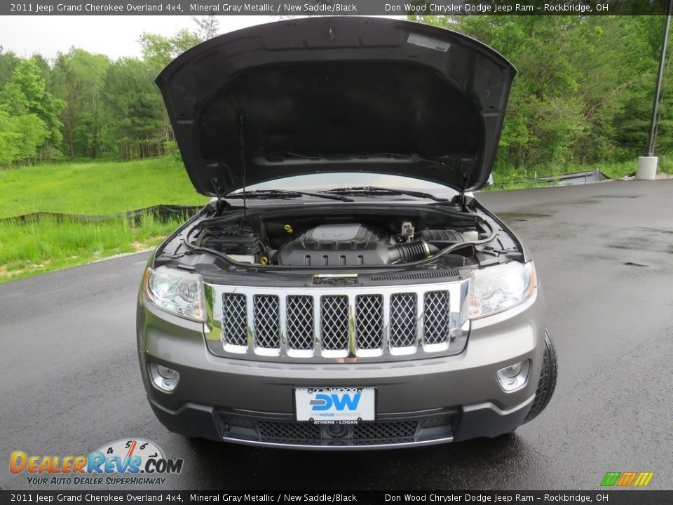 2011 Jeep Grand Cherokee Overland 4x4 Mineral Gray Metallic / New Saddle/Black Photo #9